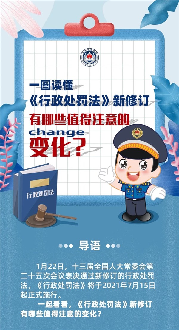 【图文解读】一图读懂！新《行政处罚法》值得注意的变化_濉溪县人民政府信息公开网