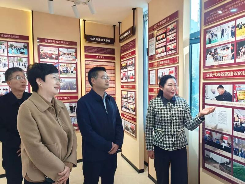 黄韡调研县人大中心实践站