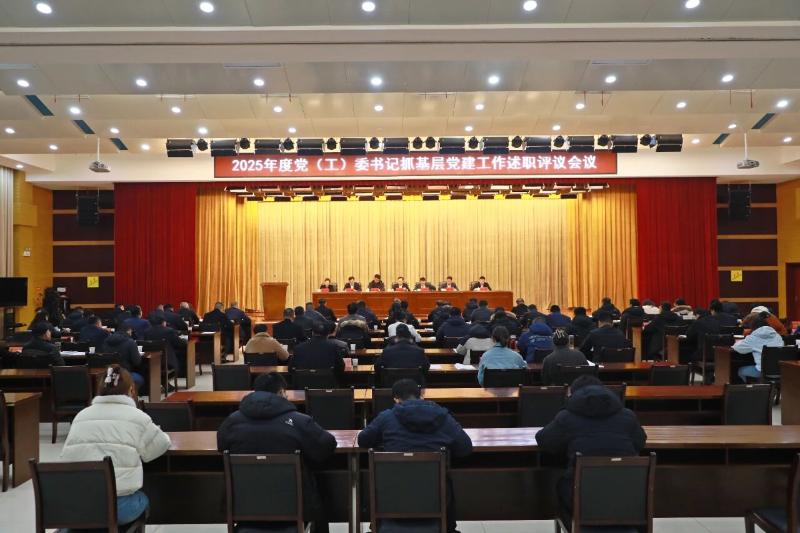 濉溪县2025年度党（工）委书记抓基层党建述职评议会议召开