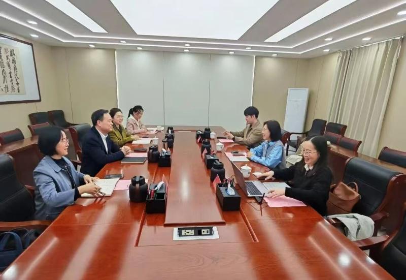 濉溪县与清明上河园文旅研究院举行对接洽谈
