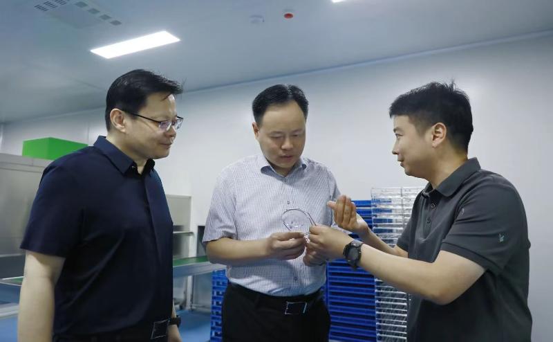 史庆超调研重点项目建设情况