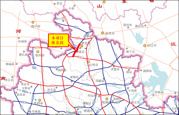 徐州至淮北快速通道图图片